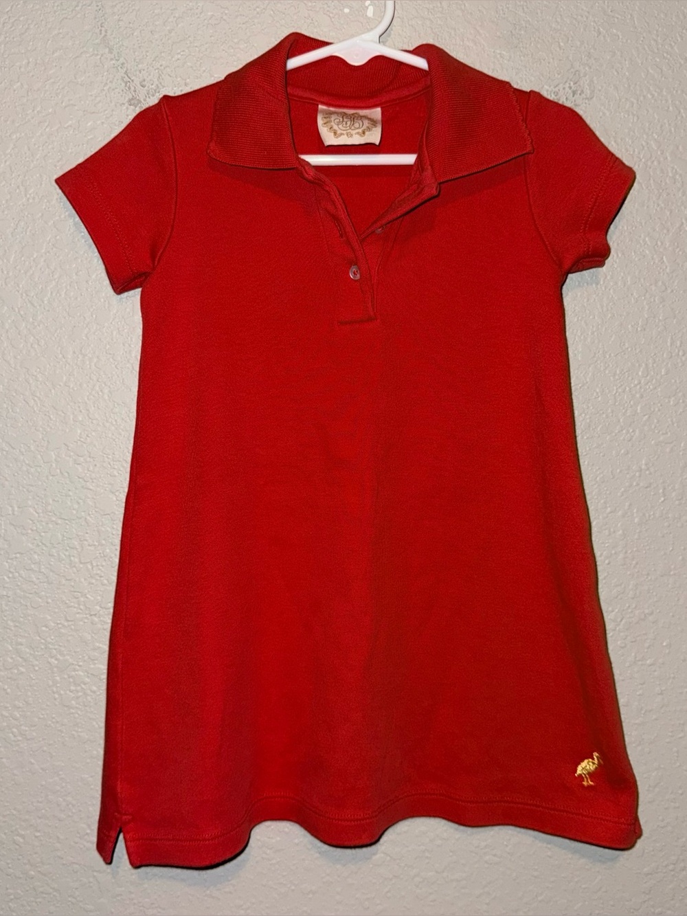 The Beaufort Bonnet Company Maude’s Polo Dress Size 4T Richmond Red Pima Cotton